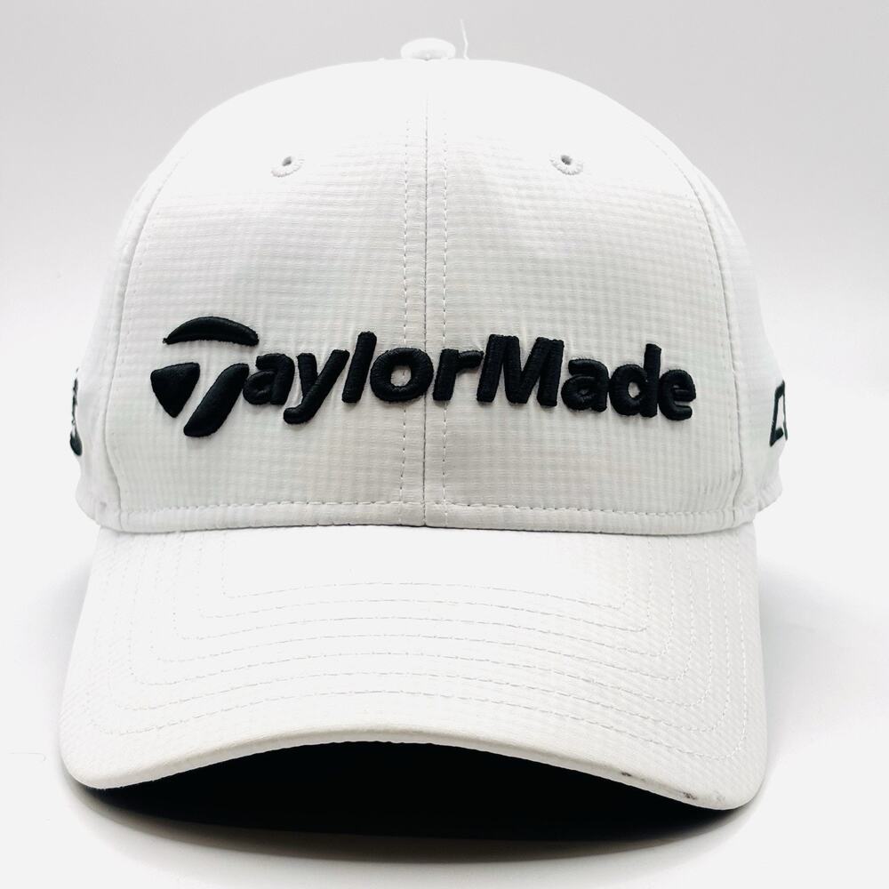 TaylorMade White Men's Hat Adjustable Qi35 TP5 Golf